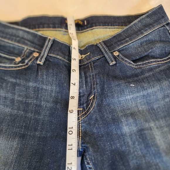 VINTAGE LEVI'S TOO SUPER LOW FLARE JEANS - Picture 8 of 11